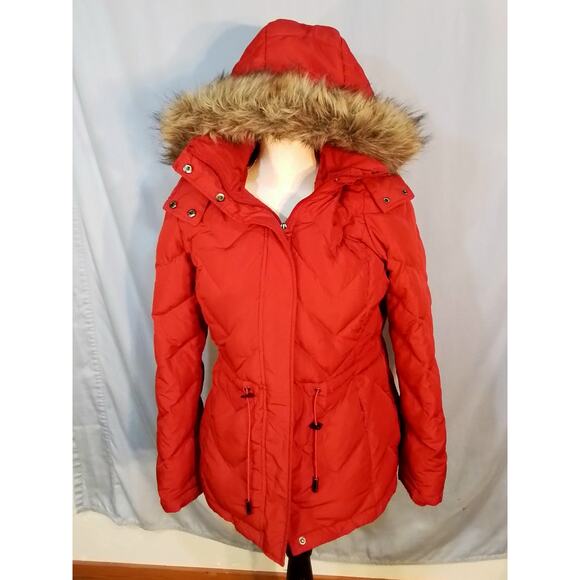 Kenneth Cole Reaction  red winter coat. - Picture 1 of 10